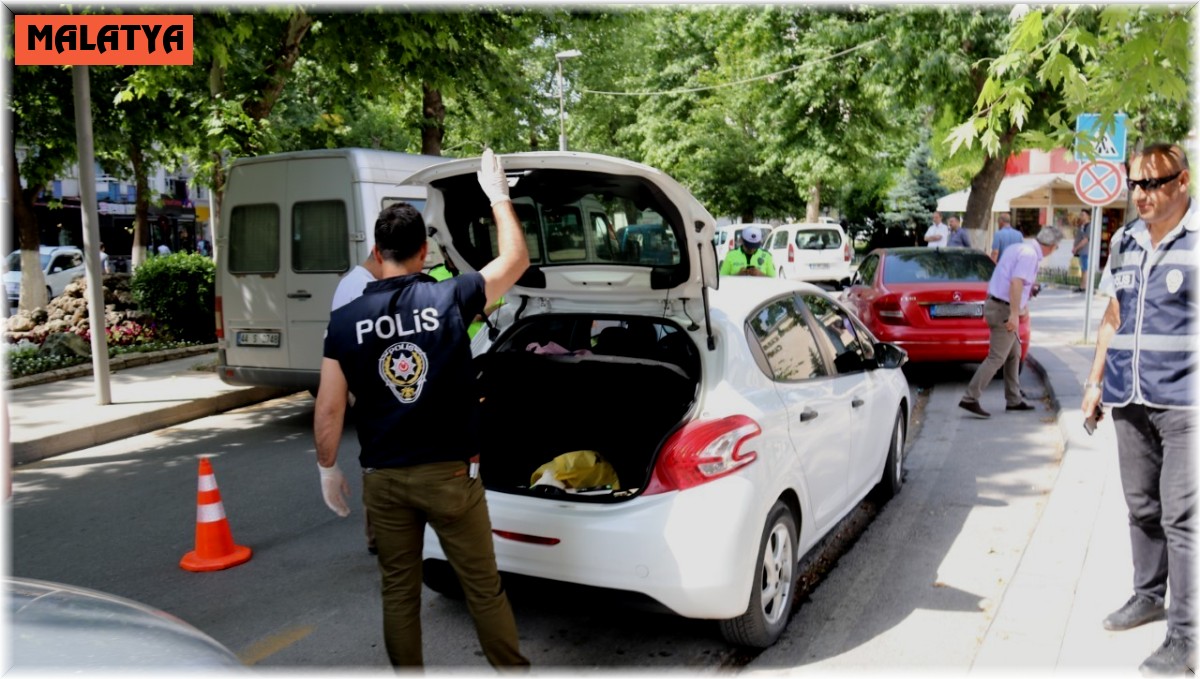 Malatya'da kurallara uymayan 125 araca ceza