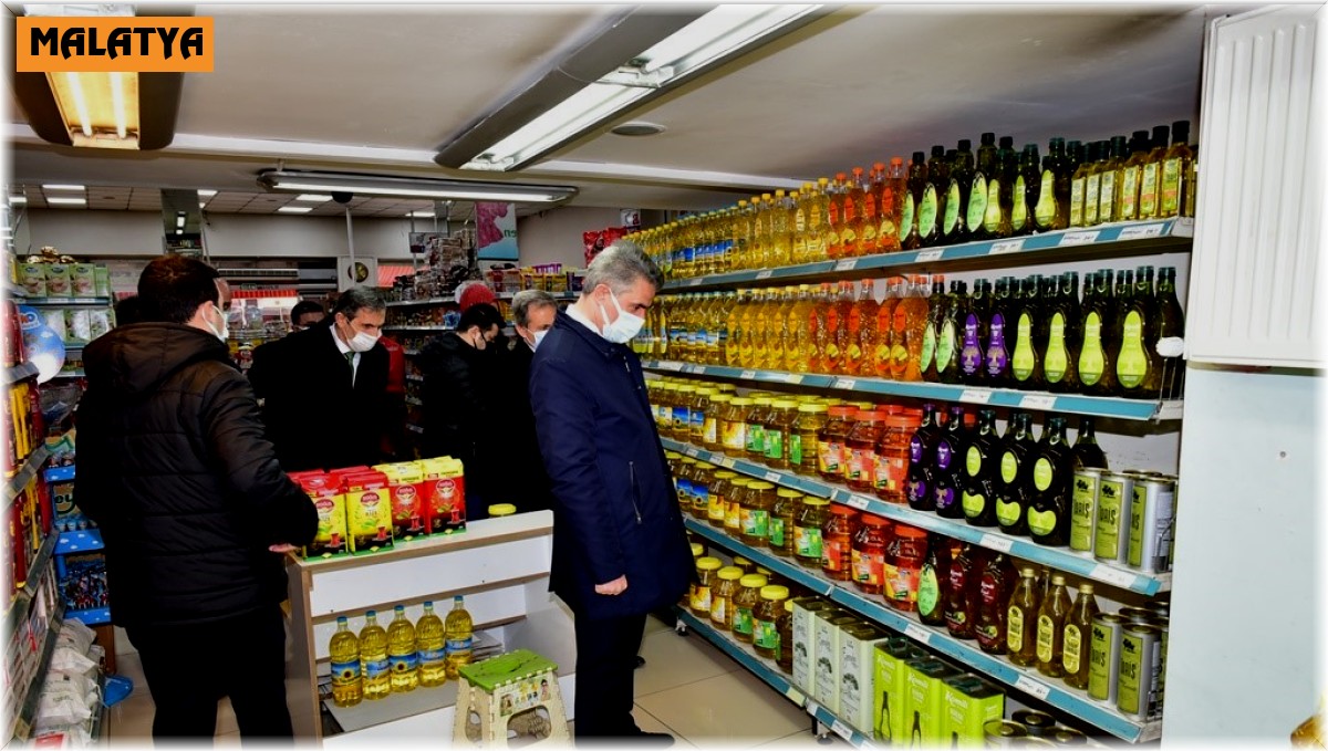 Malatya'da marketlere denetim
