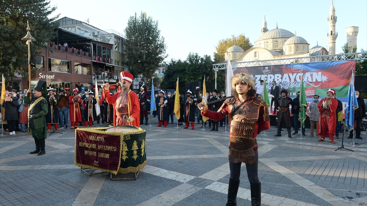 Malatya'da mehter takımından "Azerbaycan Zaferi Konseri"