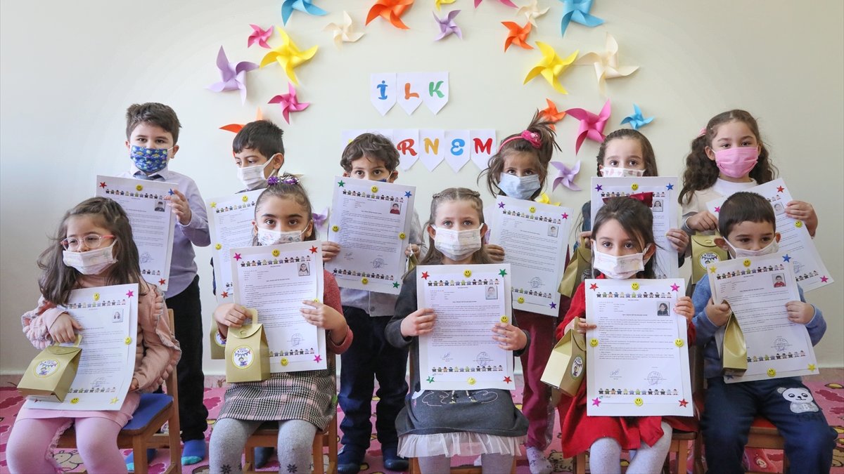 Malatya'da miniklerin karne heyecanı