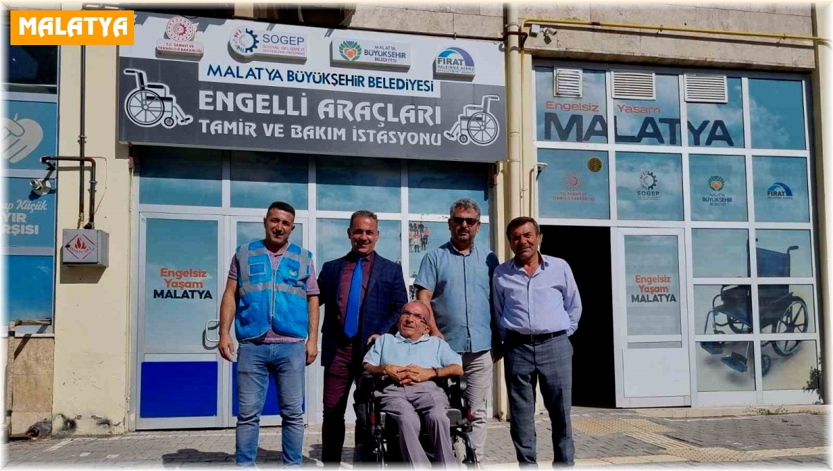 Malatya'da ödüllü engelli araç tamir atölyesi hizmetlerini sürdürüyor