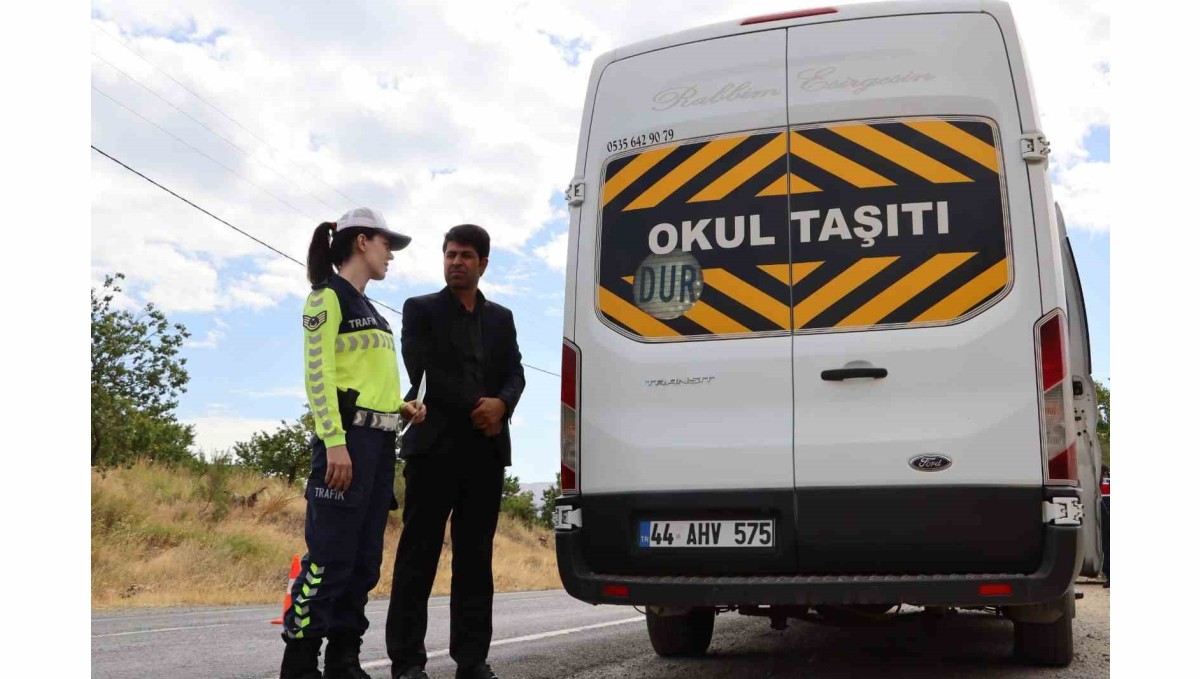 Malatya'da okul servislerine sıkı denetim
