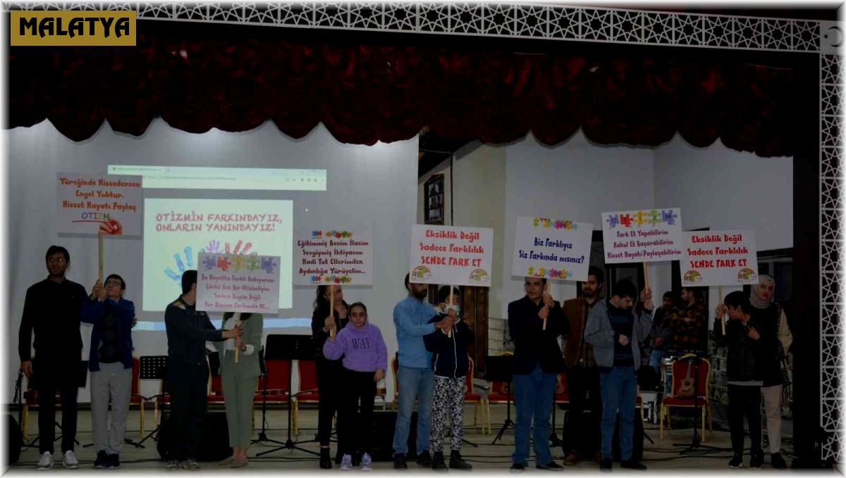 Malatya'da Otizm Farkındalık Günü kutlandı