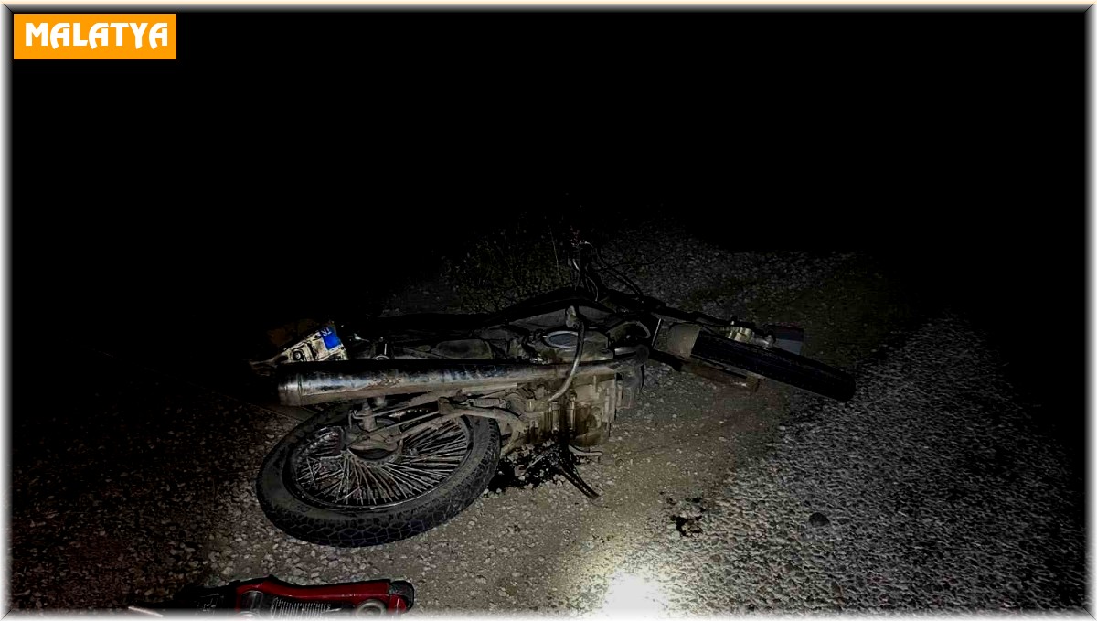 Malatya'da otomobil ile motosiklet çarpıştı