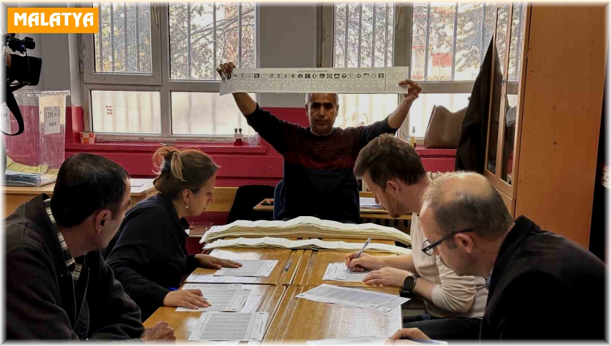 Malatya'da oy verme işlemi sona erdi, sayım başladı