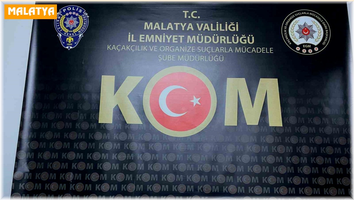 Malatya'da ruhsatsız silah operasyonu: 1 gözaltı