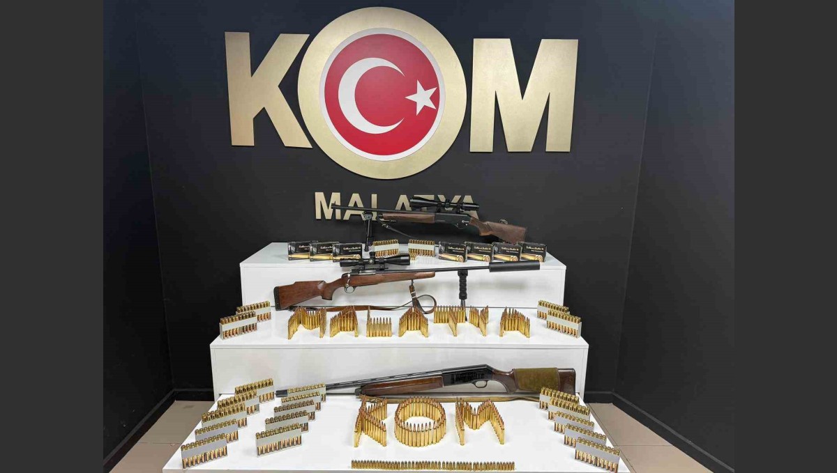 Malatya'da ruhsatsız silah operasyonu: 2 gözaltı