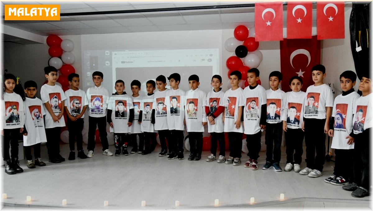 Malatya'da şehitlere vefa