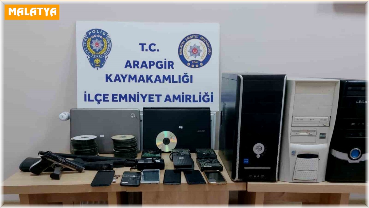 Malatya'da Sibergöz operasyonu: 1 gözaltı