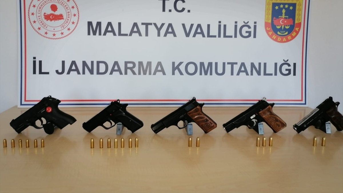 Malatya'da silah kaçakçılığı operasyonunda 3 şüpheli yakalandı