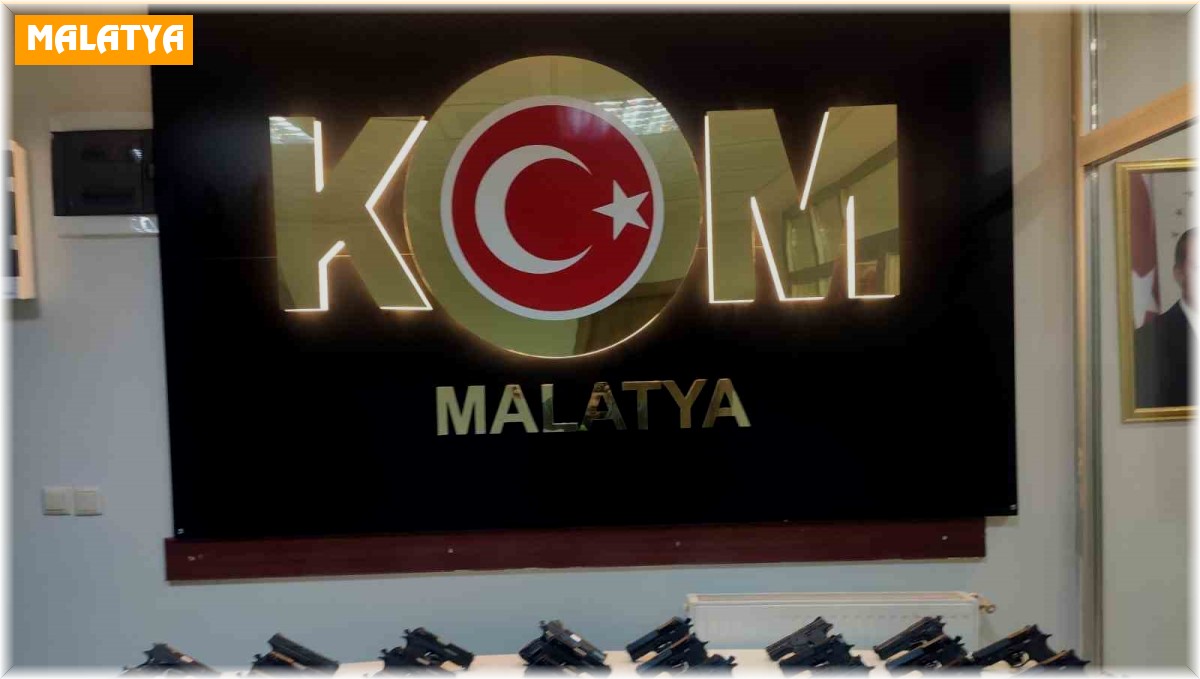 Malatya'da silah kaçakçılığında 3 şüpheli yakalandı