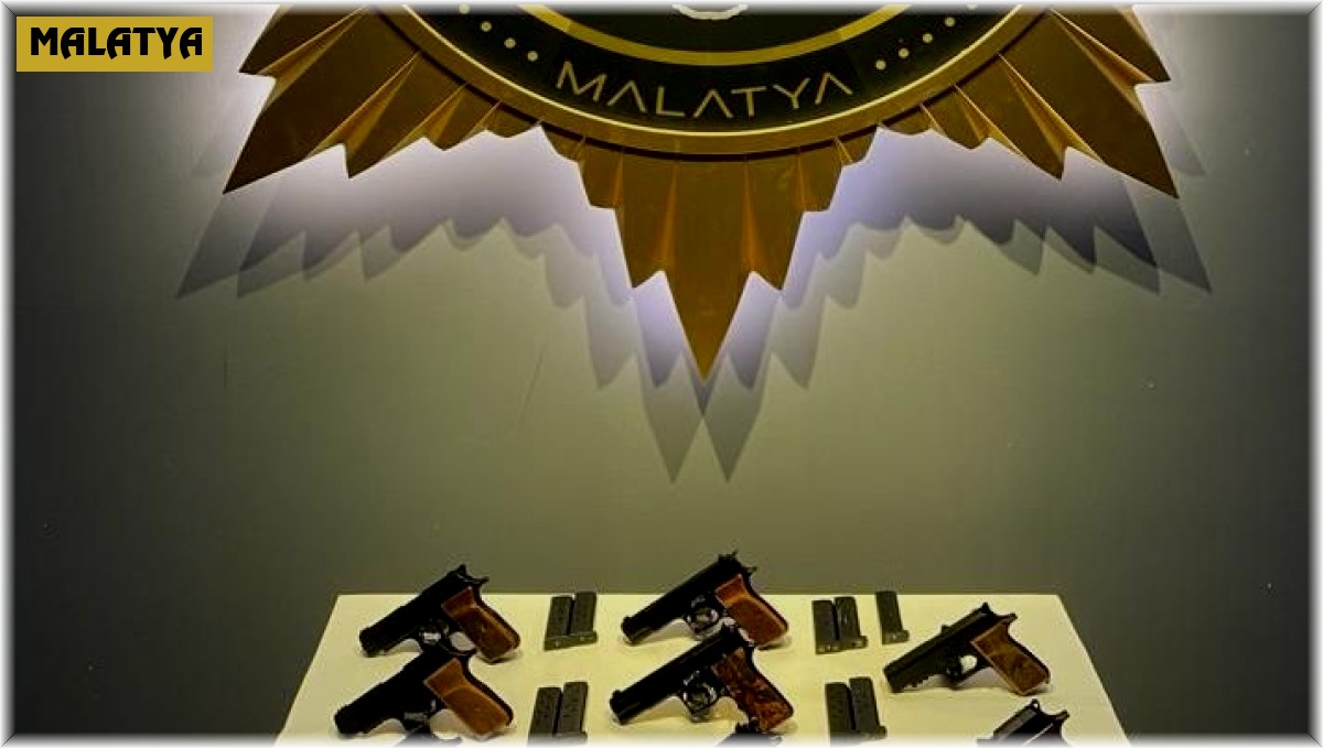 Malatya'da silah ticaretine 2 gözaltı
