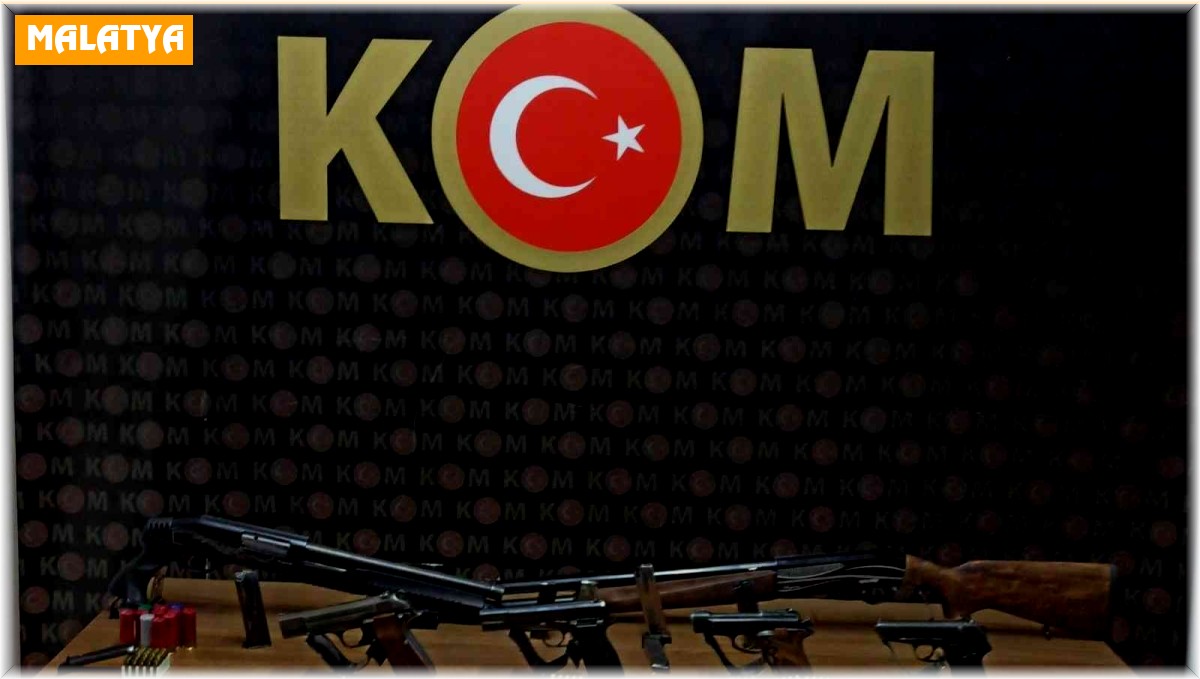 Malatya'da silah ticaretine büyük darbe