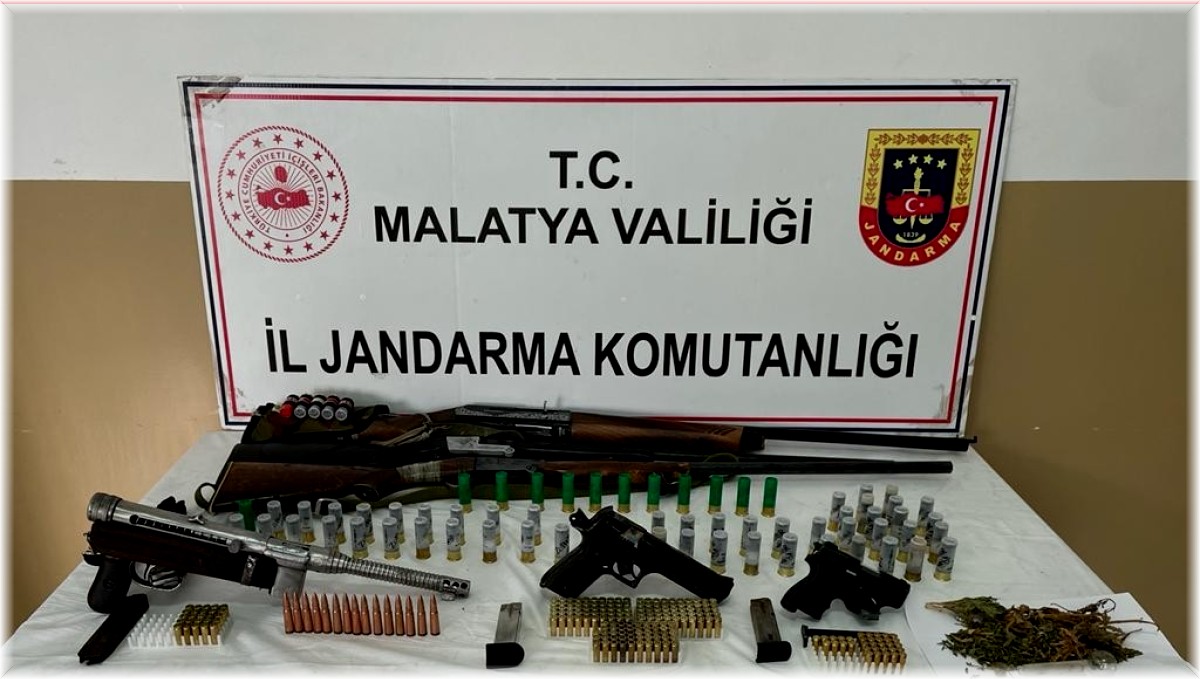 Malatya'da silah ve mühimmat operasyonu: 2 gözaltı