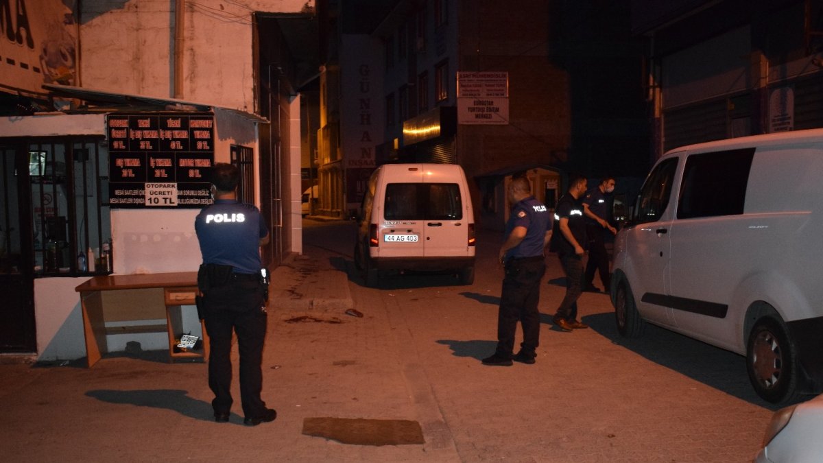 Malatya'da silahlı kavga: 1 yaralı