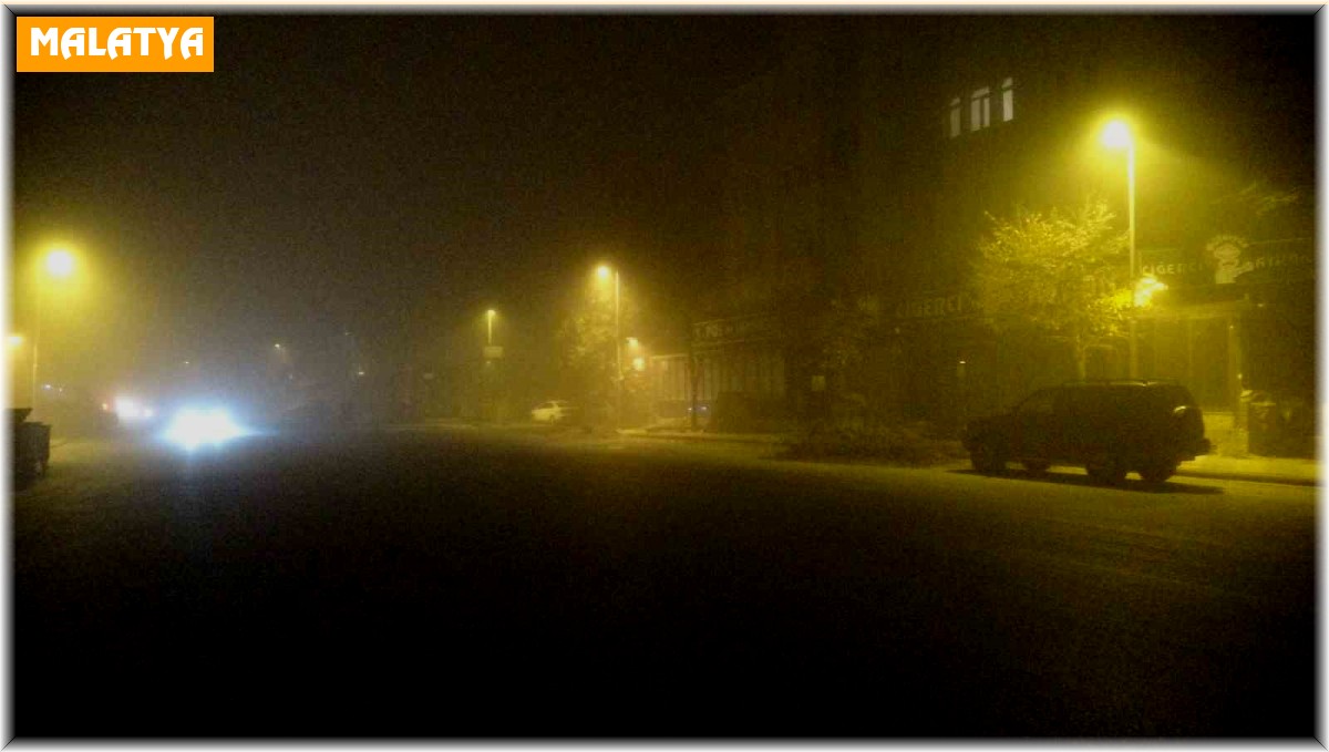 Malatya'da sis etkili oluyor