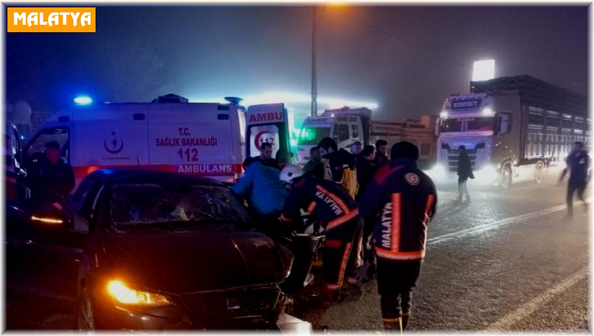 Malatya'da trafik kazası: 1 ölü, 5 yaralı