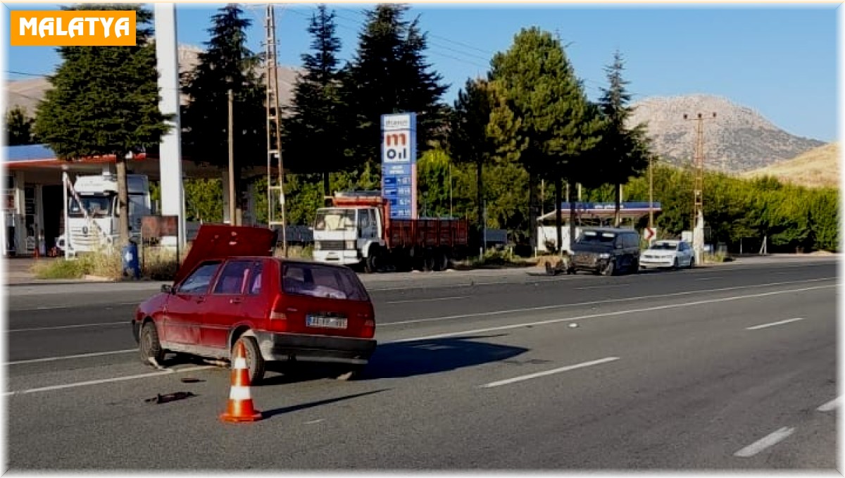 Malatya'da trafik kazası: 1 yaralı