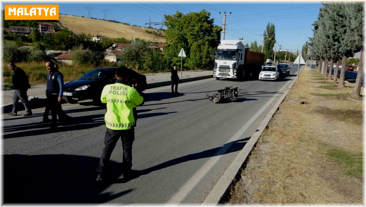 Malatya'da trafik kazası: 1 yaralı