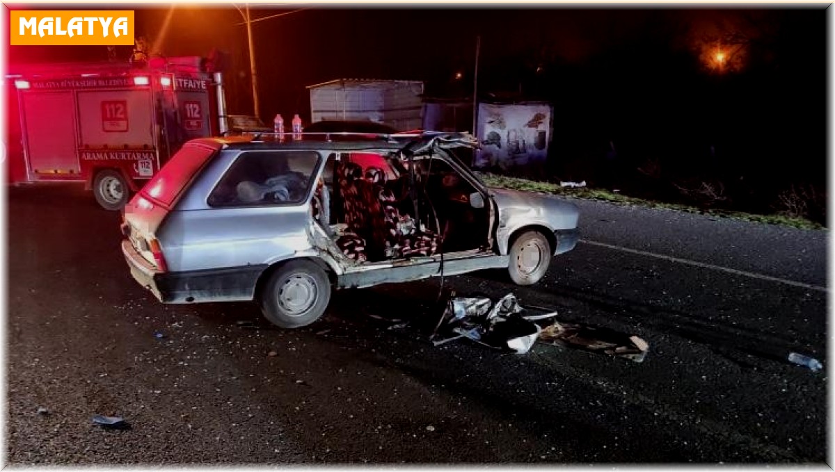 Malatya'da trafik kazası: 4 yaralı