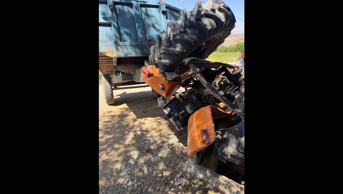 Malatya'da traktör kazası: 2 yaralı