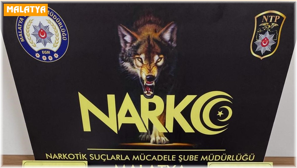 Malatya'da uyuşturucu ile mücadelede 4 tutuklama