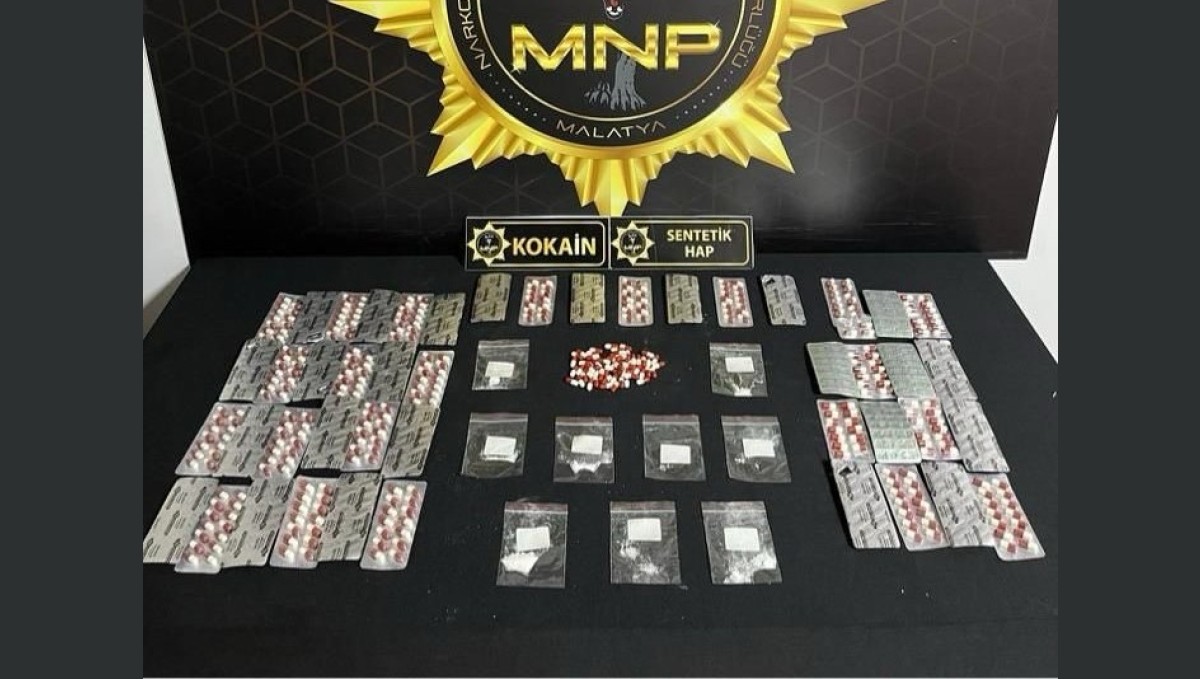 Malatya'da uyuşturucu operasyonu: 3 tutuklama