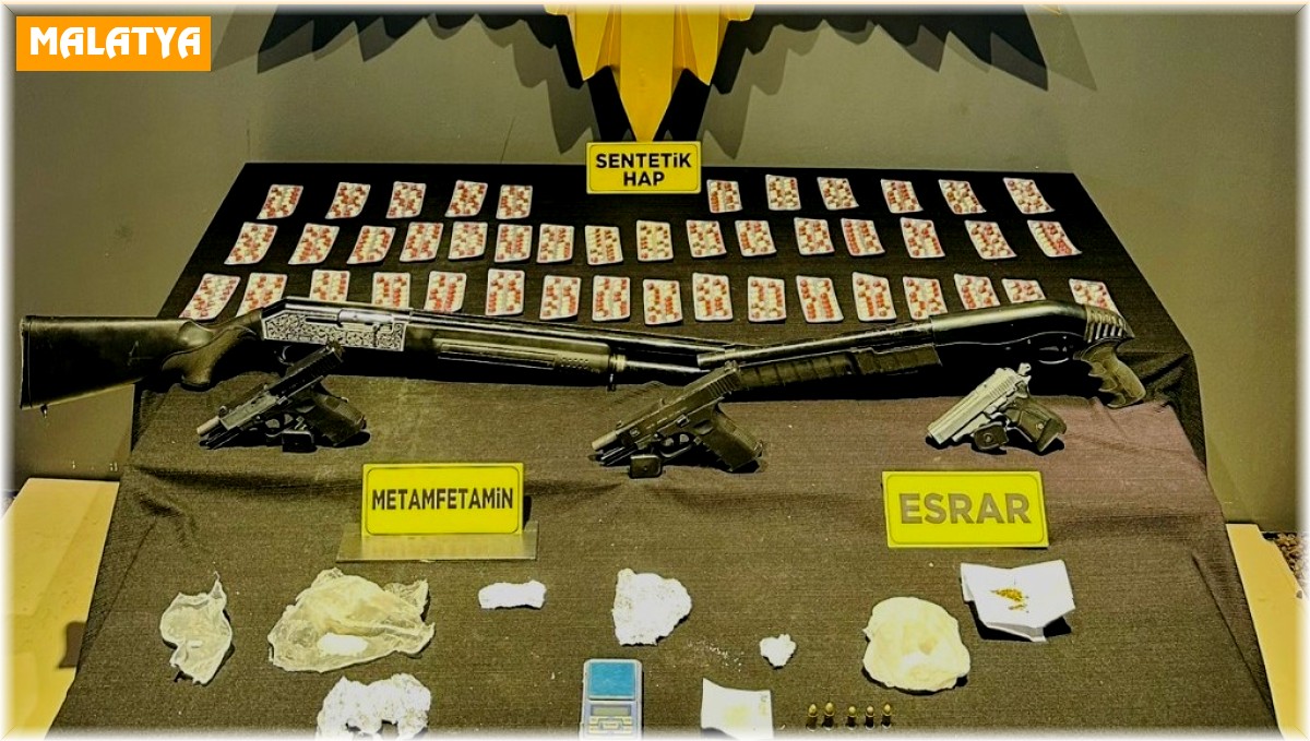 Malatya'da uyuşturucu operasyonu: 4 tutuklama