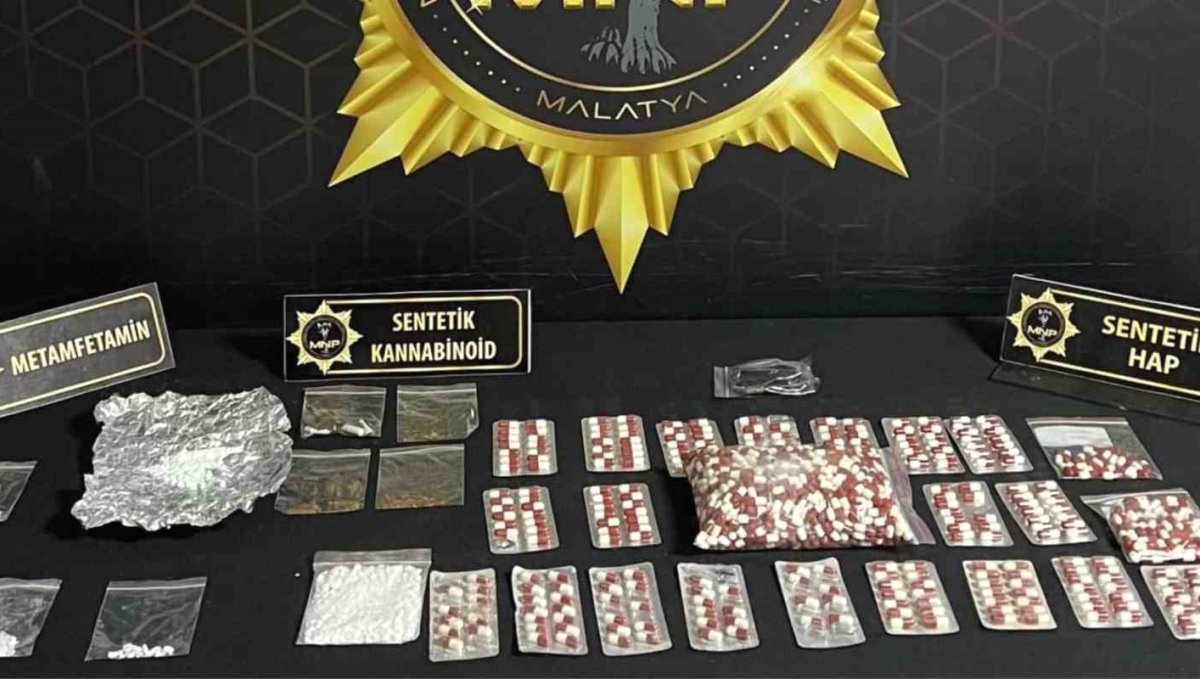 Malatya'da uyuşturucu operasyonu: 8 tutuklama