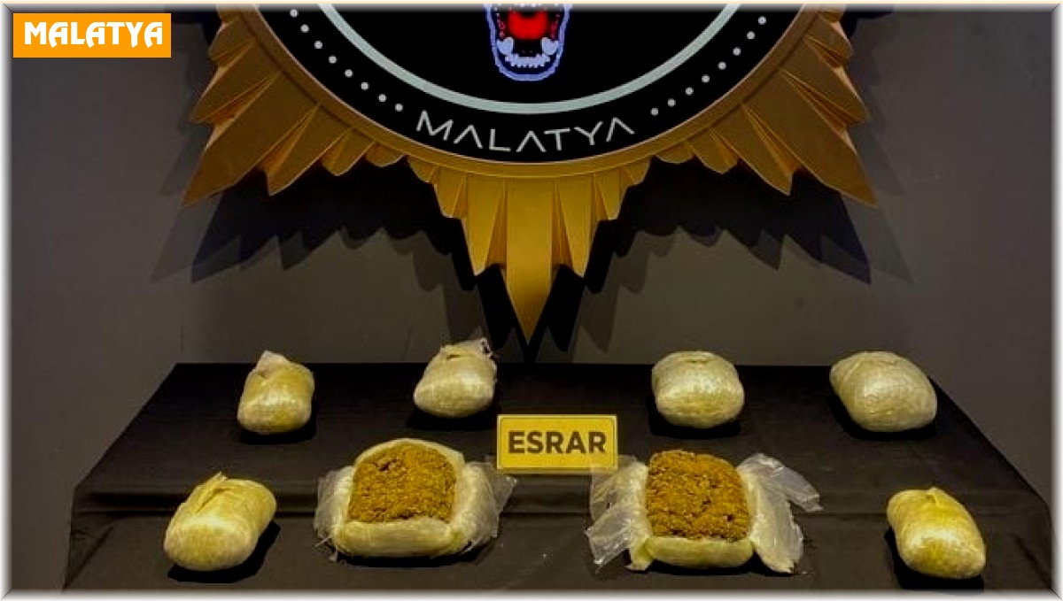 Malatya'da uyuşturucu operasyonunda 2 tutuklama