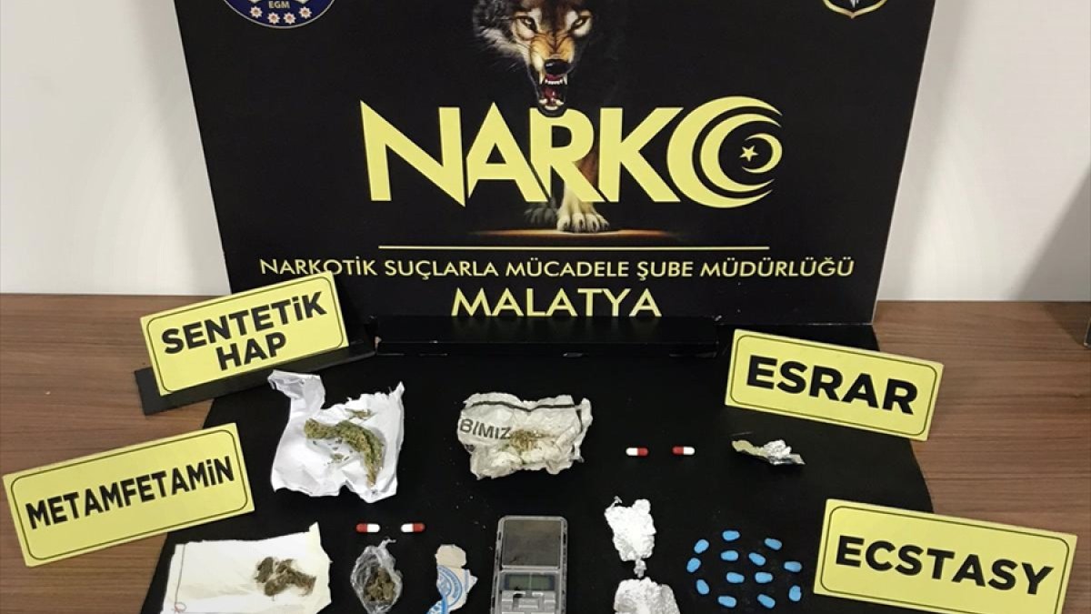 Malatya'da uyuşturucu operasyonunda 9 zanlı tutuklandı