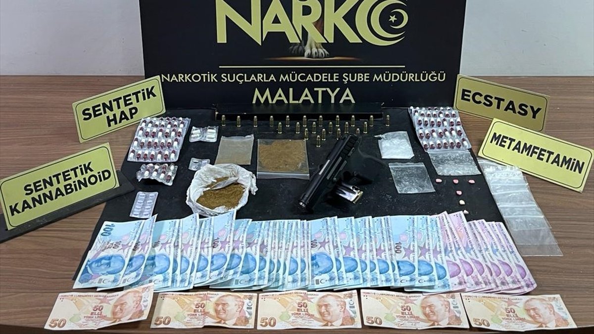 Malatya'da uyuşturucu operasyonunda bir zanlı tutuklandı