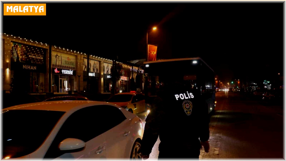 Malatya'da yılbaşı gecesi 2 bin 200 polisle denetim yapılıyor