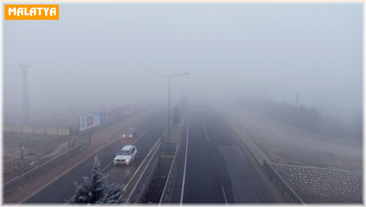 Malatya'da yoğun sis etkili oluyor