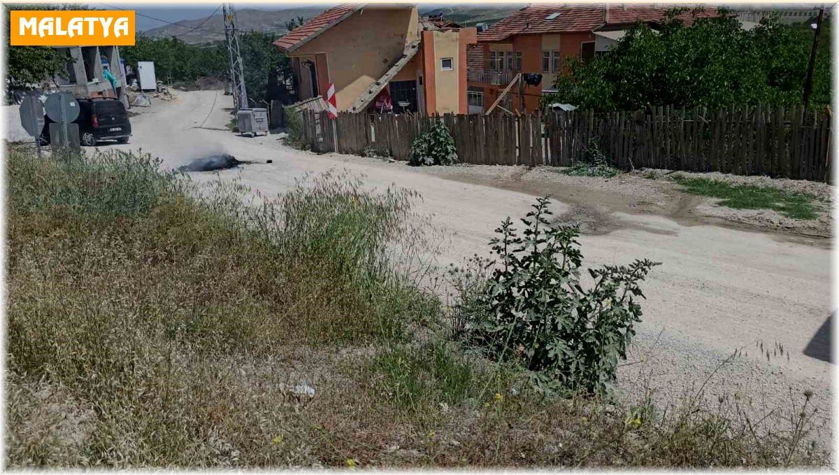 Malatya'da, yol tepkisi