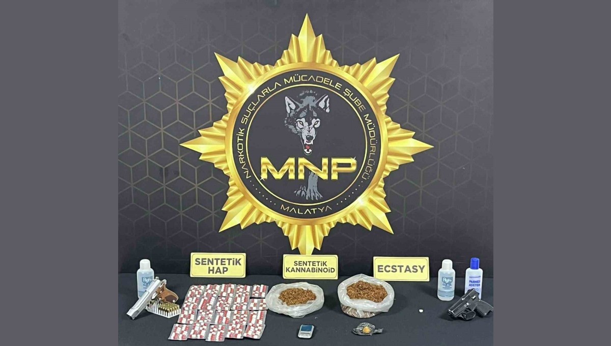 Malatya'da zehir tacirlerine darbe: 9 tutuklama