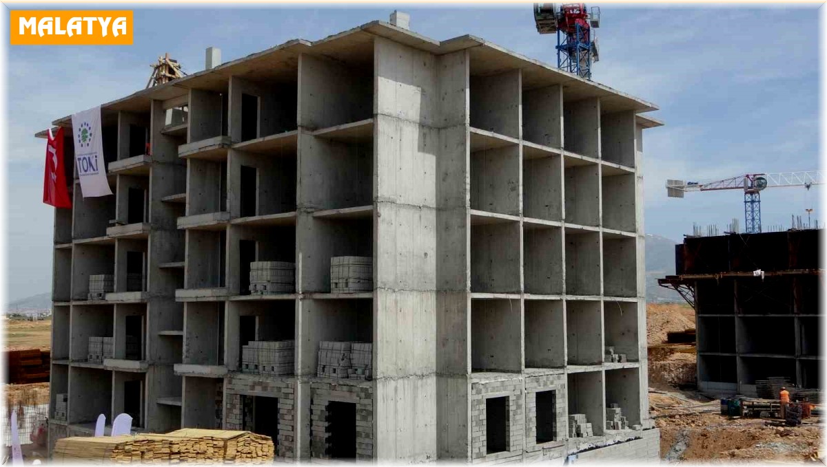 Malatya'daki 6 bin 458 deprem konutunda çalışmalar hızlandı