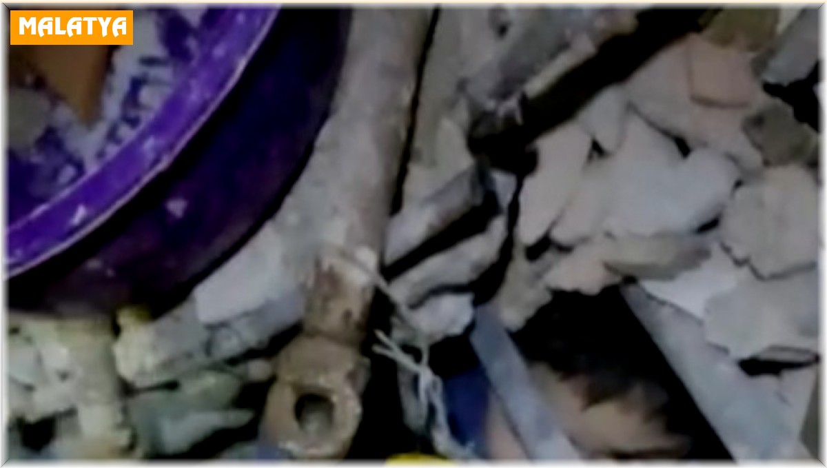 Malatya'daki depremde enkaz altında kalanların kurtarılmasının görüntüleri ortaya çıktı