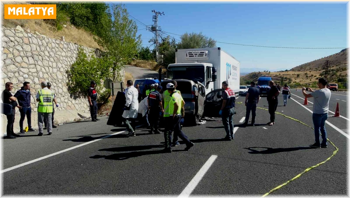 Malatya'daki feci kazada ölenlerin kimlikleri belli oldu