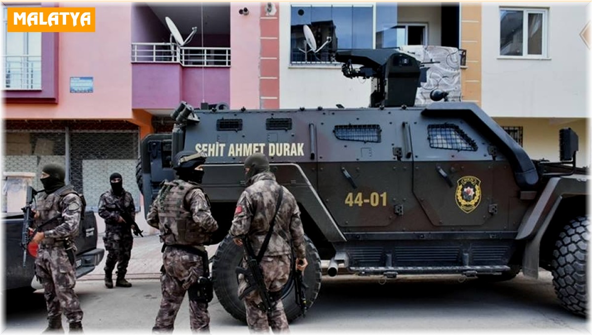 Malatya'daki 'Girdap' operasyonunda 4 gözaltı