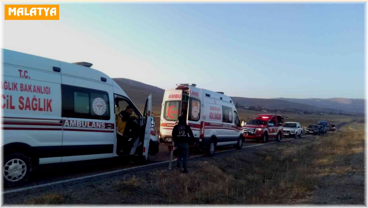 Malatya'daki iki kazada 6 kişi yaralandı
