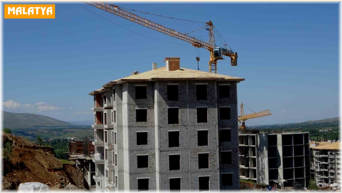 Malatya'daki kalıcı konutlar hızla yükseliyor