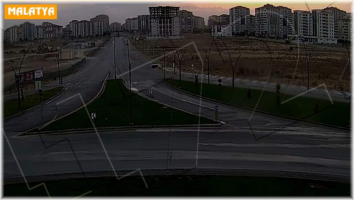 Malatya'daki kazalar kamerada