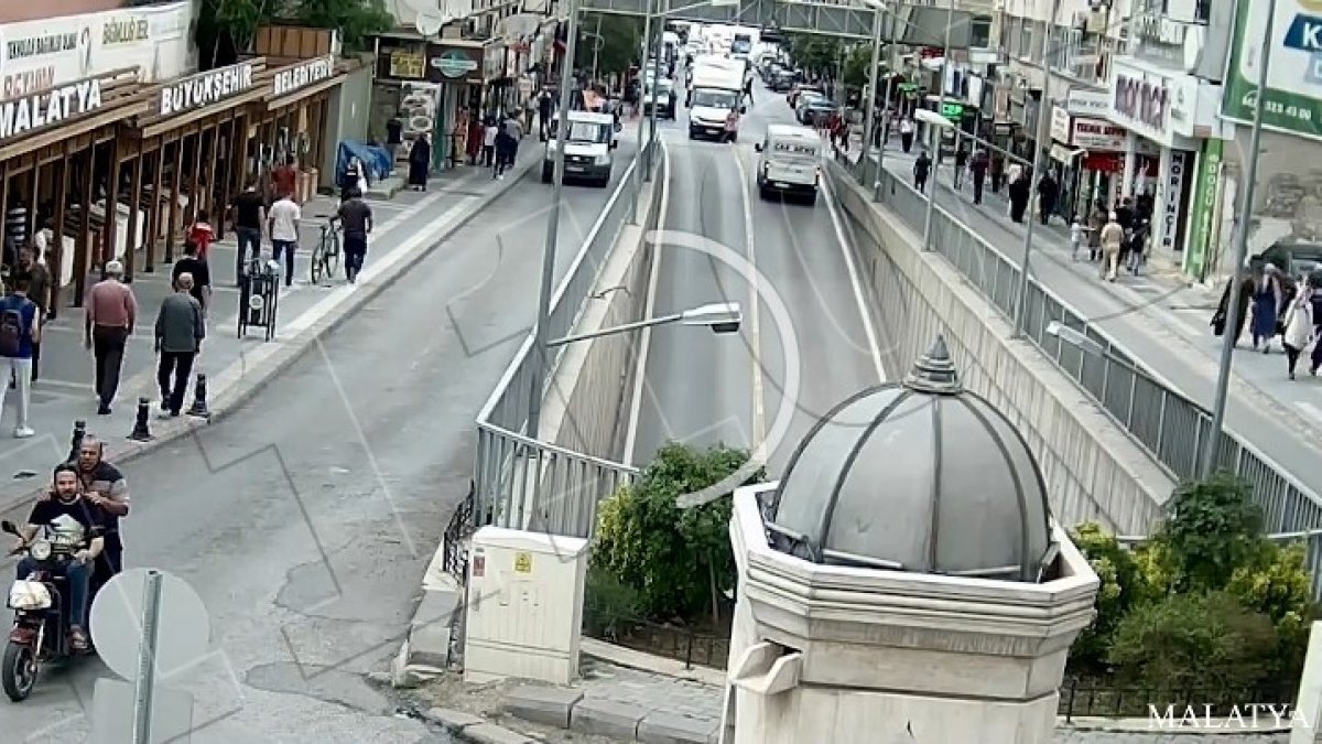 Malatya'daki kazalar kamerada
