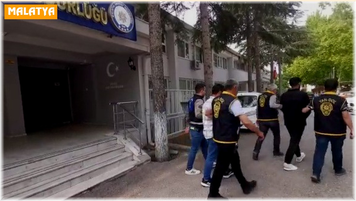 Malatya'daki sazan sarmalı operasyonunda 2 tutuklama