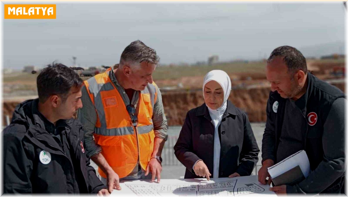 Malatya'daki TOKİ konutları için çalışmalar sürüyor