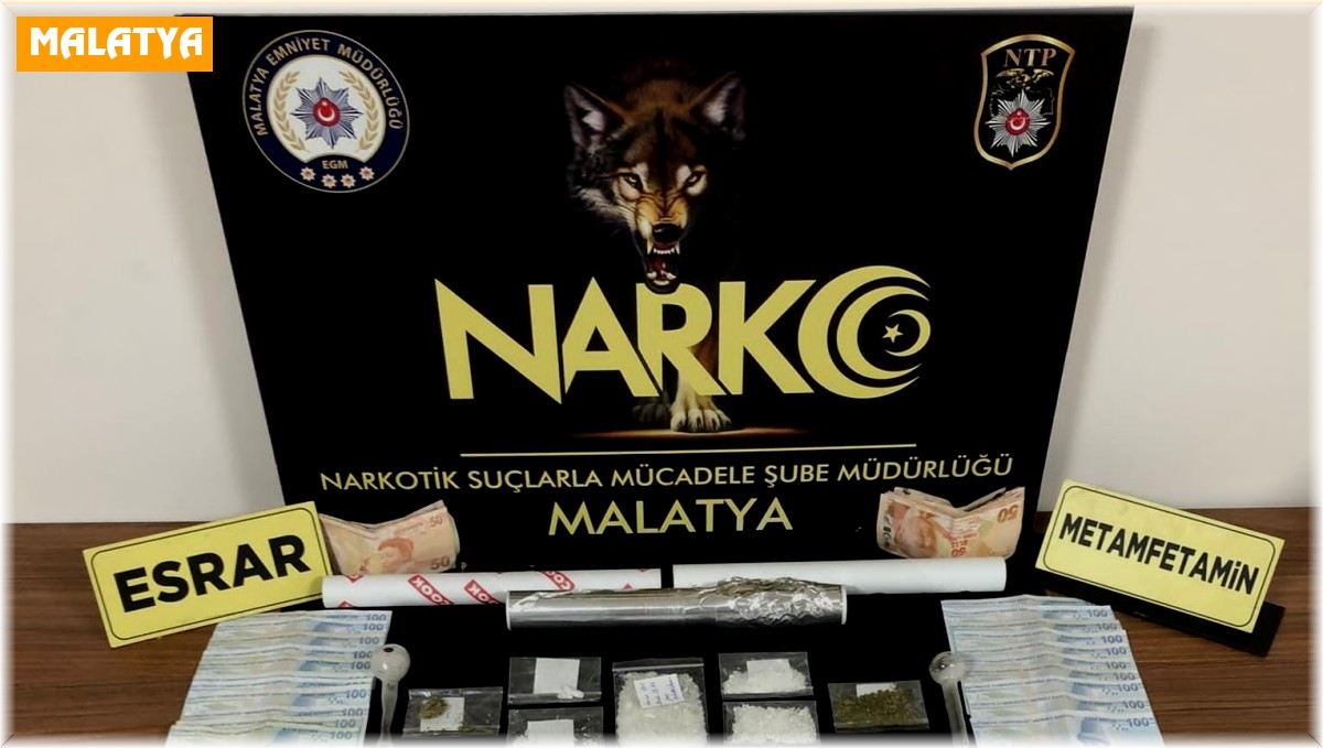 Malatya'daki uyuşturucu operasyonunda 9 tutuklama
