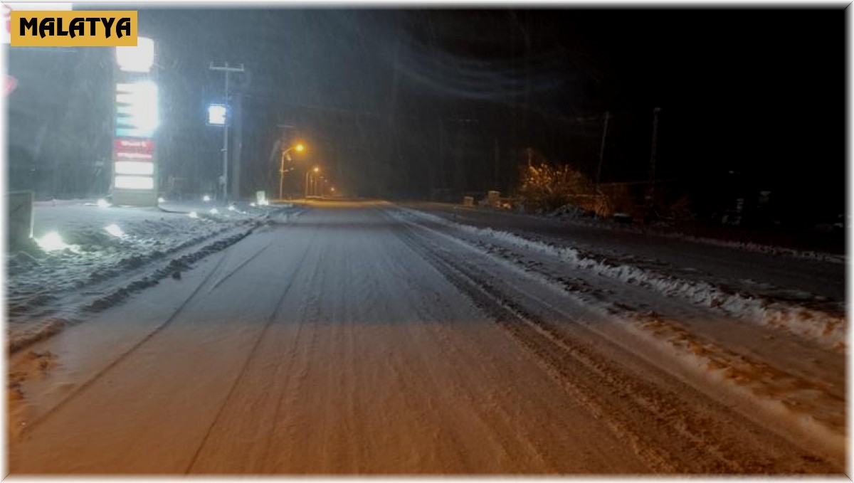 Malatya- Elazığ karayolu ulaşıma kapandı