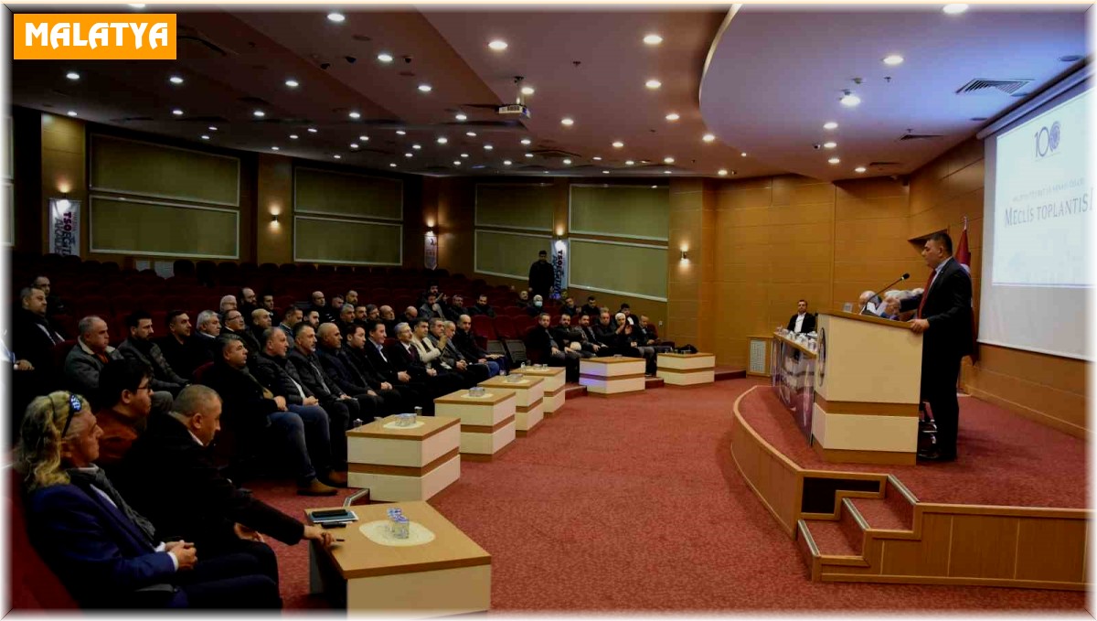 Malatya Emniyet Müdürü, TSO Meclisinin konuğu oldu