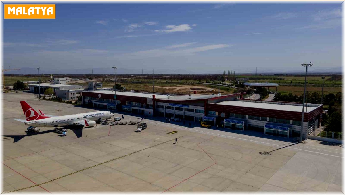 Malatya Havalimanı'ndan Mayıs ayında 76 bin 815 yolcu uçtu